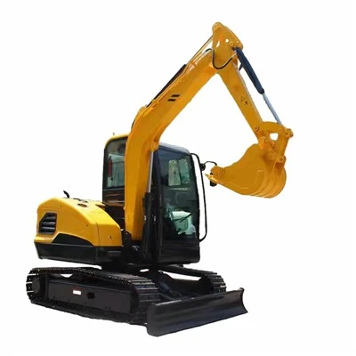 Miniexcavadora pequeña con giro de cola cero